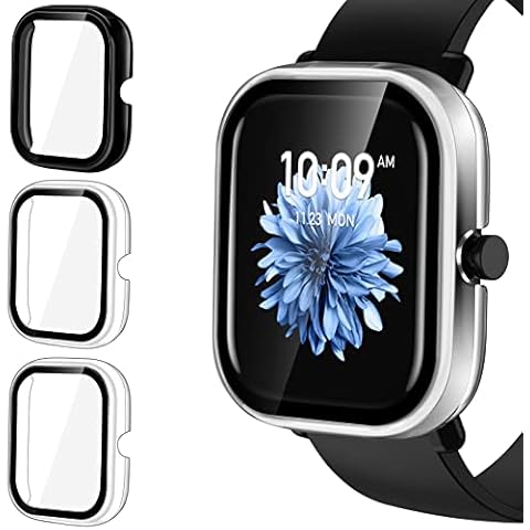 ivoler Funda para Amazfit GTS 2 Mini con Protector de Pantalla Cover