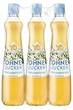 YO Sirup Holunderblüte (6 x 700 ml) – ohne Zucker, nur 2 Kalorien in 100 ml Fertiggetränk, vegan – 1x Flasche ergibt bis zu 6 Liter Fertiggetränk