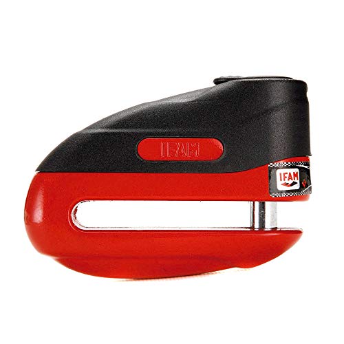 IFAM 053081R Antirrobo para Freno de Disco de Moto, Rojo, 75 mm