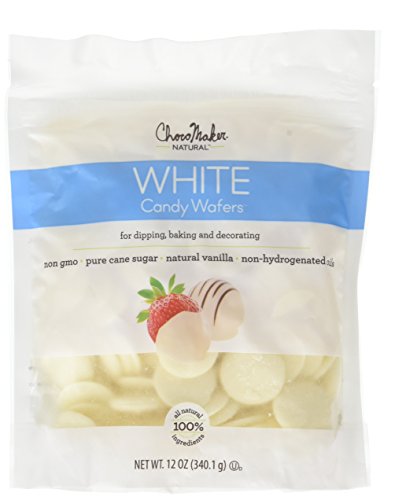 ChocoMaker Vanilla Natural Chocolate Candy Wafers 12oz Pouch