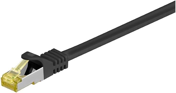 Wentronic Goobay CAT 7 Network Cable LS0H S/FTP 2X Shielding PIM