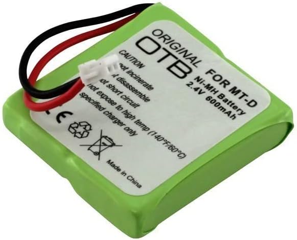 vhbw NiMH 2,4V/600mAh Akku für Schnurlos Festnetz Telefon