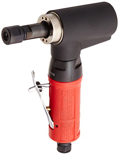 40% Off Discount Dynabrade 18020 .5 hp Autobrade Red 7° Offset Die Grinder, 20000 rpm, Gearless, Front Exhaust, 1/4" Collet