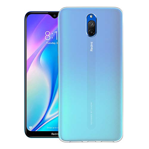 Image of Fashionury Back Cover for Redmi 8A Dual (Silicone|Transparent)