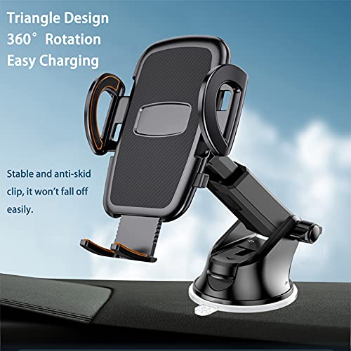 lifcasual Suporte para telefone de carro Suporte para ventosa com haste telescópica para carro em su