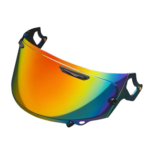 Regent-X Helmet Visor, Helmet Face shield for RX-7X,RX-7V,NEO,XD,VAS-V,VAS-V MAX,Quantum-X,Signet-X,Dt-X,Defiant-X (Revo Gradient Red)