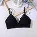 BABAOZHOUHE Mujeres Yoga Sports Bras Triangle Cup Ropa Interior Mujer Transpirable Envuelto Tube Top Sexy Beauty Back Ajustable Sling Bra Chaleco Freesize Negro