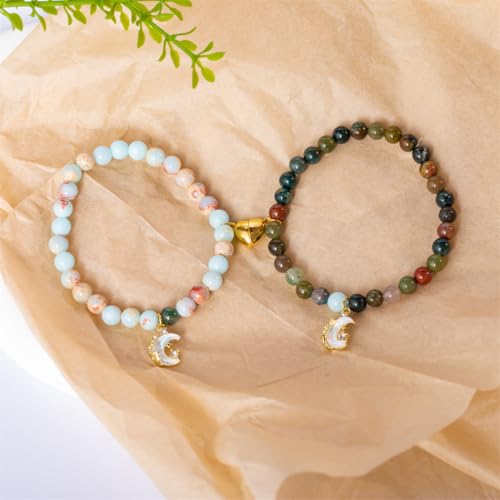 Image of YGLINE Tree of Life Yoga Healing Stone Bracelets,Multilayer Lotus Chakra Stone Reiki Bracelet Sets,Anxiety Crystal Natural Stone,for Women Stress Relief