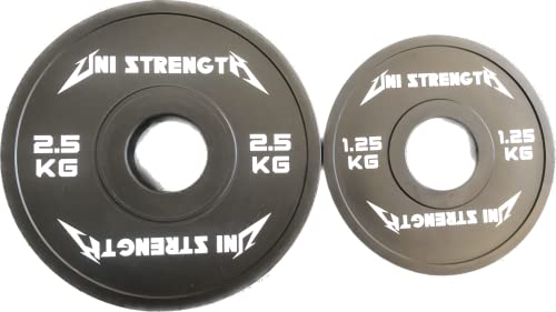 Disques olympiques de précision Uni Strength avec tolérance stricte de 10g