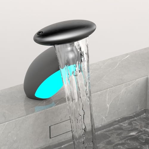 Robinet de lavabo à LED en laiton mitigeur de haute précision pour évier