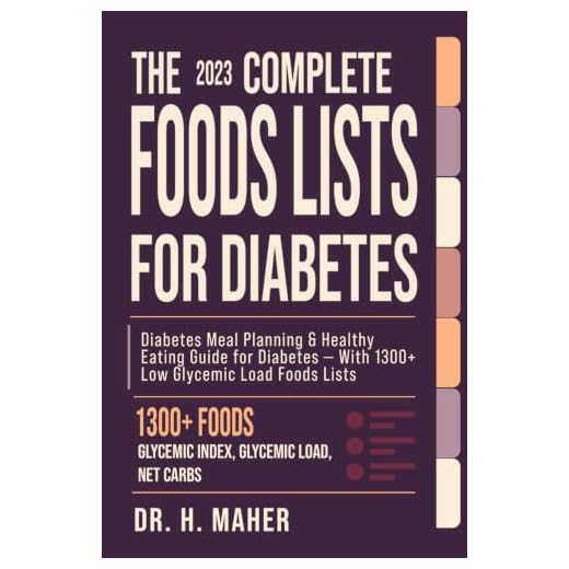 The 2023 Complete Foods Lists for Diabetes: Diabetes Meal Planning & Healthy Eating Guide for Diabetes — With 1300+ Low Glycemic Load Foods Lists