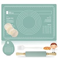 Set per impasti con mattarello, raschietti e spianatoia