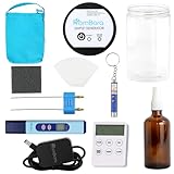 FromBora Colloidal Silver Generator Kit Max – 99.99% Pure Silver Wire, TDS Meter, Laser, Jar, Amber Bottle & Travel Bag – Constant Current Machine for True Nano Particles at Home
