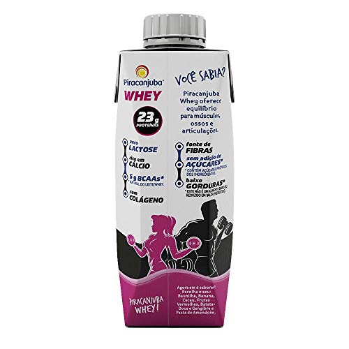 Kit Piracanjuba Whey Zero Batata Doce com Gengibre 6x250ml