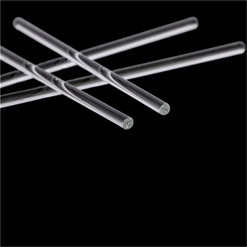 Borosilikatglas-Rührstab, 25/30/40 cm Laborglas-Rührstäbe, transparente Borosilikatglas-Umlenkstäbe, 10 Stück(8x300mm)