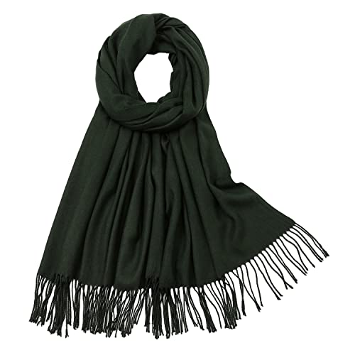 Image of RIIQIICHY Women's Fringe Shawl Wrap Pashmina Scarf for Wedding Evening