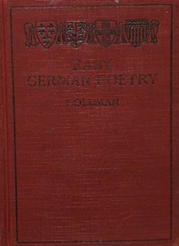 Easy German Poetry for Beginners B000STXZ5K Book Cover