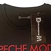 CRAZY FOR ROCK Depeche Mode Men's T-Shirt in Cotton, Soft and Breathable Black T-Shirt, Men's Musical T-Shirt with Original and Durable Print, Unisex Adult Boy, Black, S #3