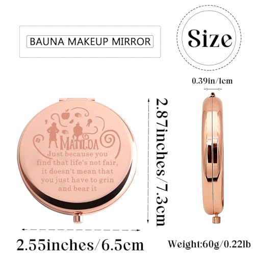 Espejo compacto redondo BAUNA de 7.3 x 6.5 cm miniatura 2