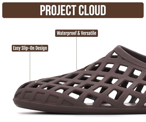 Image of Project Cloud Jelly Shoes Women - Lightweight & Water-Resistant Women's Flats Sandals - Non Slip Womens Shoes - Perfect Summer Jelly Flats for Women 2026 (Jellz)