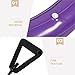 Hemoton Fitness Ball Stability Stand: 60cm Fixed Ring Anti-Burst Design for Yoga & Exercise - Universal Purple Base with Handle - Stylish Purple for Home Or Gym