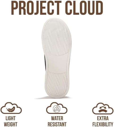 Project Cloud Genuine Leather Memory Foam Insole Mens Shoes - Lightweight & Non Slip Shoes for Men Sneakers - Everyday Slip On Mens Sneakers (Hudson) - Image 5