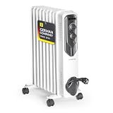 TROTEC TRH 20 E radiador de aceite 2.000 W con termostato regulable