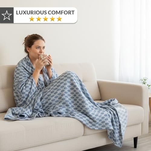 Image of HOMEMONDE 100% Cotton Reversible Dohar Single Bed Size | 300 TC AC Blanket Comforter | Soft Lightweight Bed Blanket Quilt (54 X 84 Inch, Light Grey & Green, Pack Of 1)