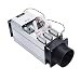 120mm to 4 Inch Fan Shroud for Antminer S1 S3 S5 S7 S9 S9i L3+ L3++ E3 T9 D3 A3 V9 X3 Duct Cooling Vent Hose Exhaust Adapter Converter for Bitmain Miner Bitcoin Crypto