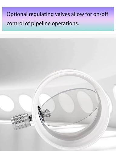 Bras d'extraction flexible de 50 mm avec capot de captage robuste - 6