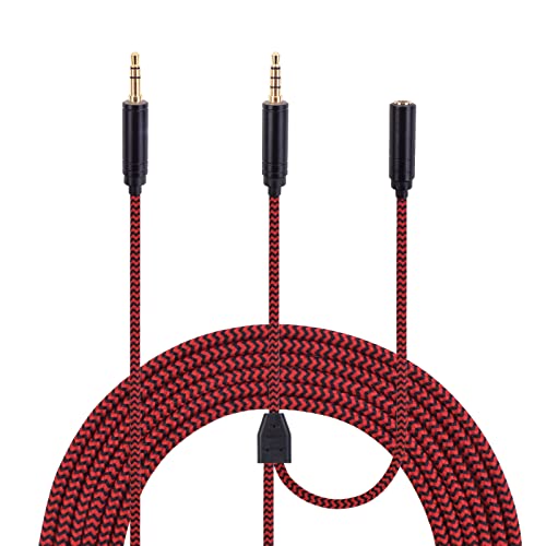 Sqrgreat 6.9ft Red HD60 S Chat Link Audio Cable for Elgato HD60 Series, PS5/PS4/Xbox One/X/S & PC, 1 Count