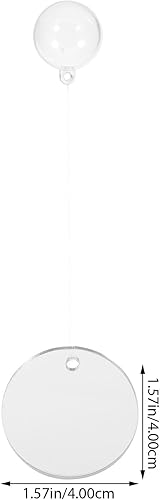 Miniatura 7 de Espejo flotante Betta de entrenamiento Betta espejo de ejercicio Betta acrílico con bola flotante, espejo de tanque de peces para Betta Betta Fish