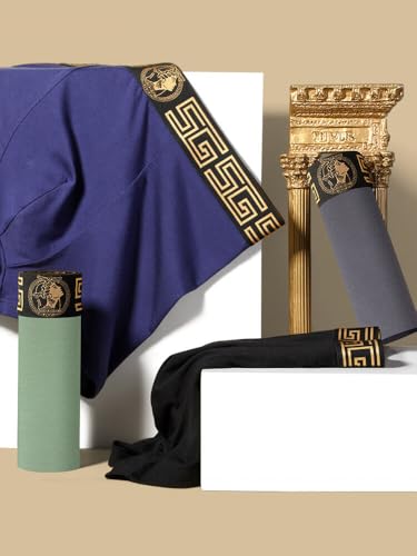 Gift Boxed Men's Underwear Boxer Briefs, Viscose Trunks Shorts Underpants, Moisture Wicking Breathable Natural Fashion3