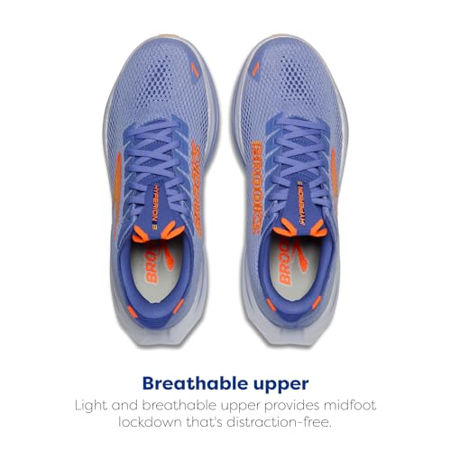 Brooks Womens Hyperion 3 Blue Heron/Orange/White 7 B - Medium - image 4