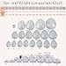 Vollence C Cup 800g Silicone Breast Forms Fake boobs for Mastectomy - Transparent