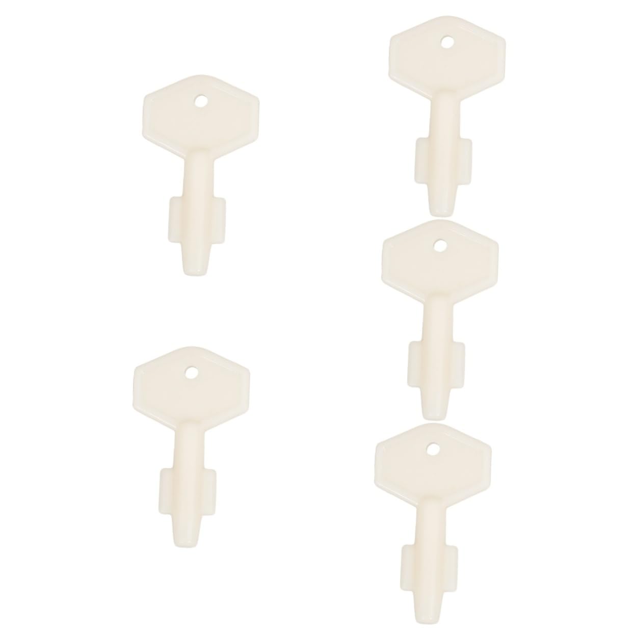 LIFKICH 5pcs Toilet Paper Dispenser Key Universal Paper Towel Dispenser Replacement