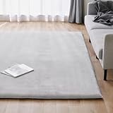 アイリスオーヤマ(IRIS OHYAMA) ラグ カーペット ラ・クッションラグ マイクロムートン グレー 185×185cm ふっくら感 超極厚50mm 丸洗い 洗濯機洗い出来る 安心 防ダニ 抗菌 消臭 厚手 ボリューム おしゃれ 北欧 ラグマット ACRMG-1818