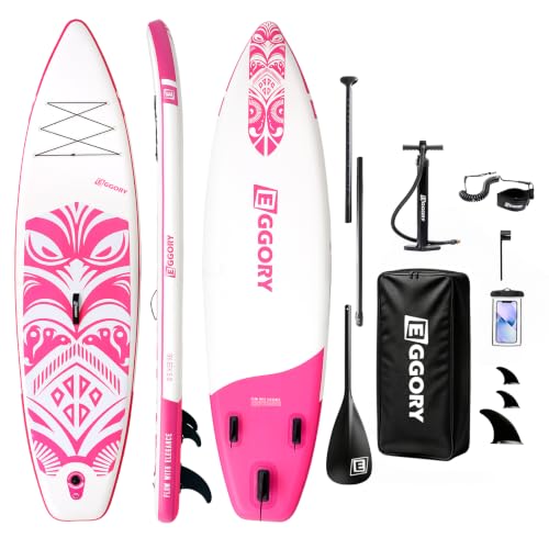 Image of Inflatable Paddle Board, Stand Up Paddle Board | Stable Design with Non-Slip Comfort Deck, Portable Travel Paddle Board