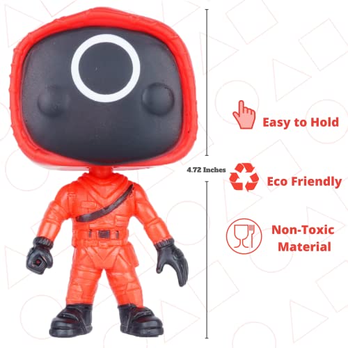 Fatizone 5Pcs Squid Game Pvc Toys Action Figures Set | Mini Doll Model Figures Desk Character Model Toys, Cake Decorations Impostor #TOP4