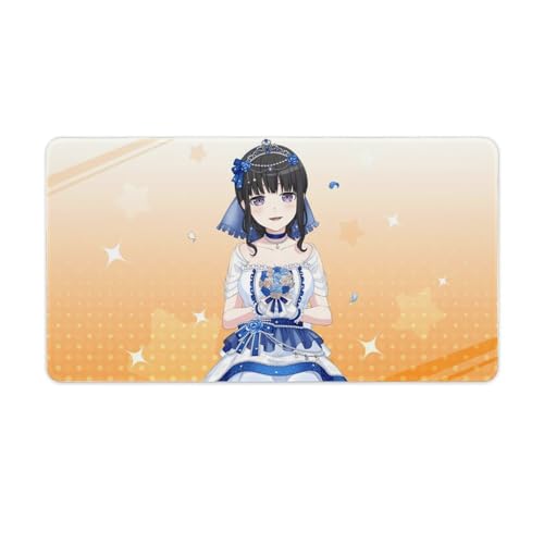 白金燐子 マウスパッド ゴム製 防水材質 滑り止め 耐久性良い 薄型 ゲーミング用 オフィス用 手首クッション 萌えグッズ かわいい ゲームキャラクター