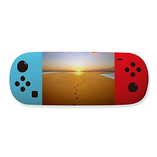 Étui pour lunettes Camel avec motif élégant de route au crépuscule
