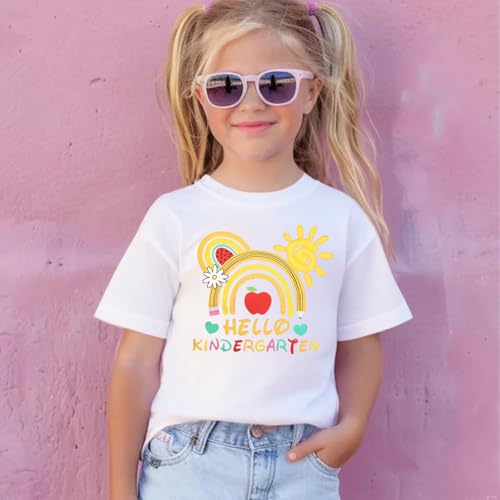 Rollin Into Kindergarten Shirt Boys Girls First Day of Kindergarten T Shirts Little Kids Tee Top4