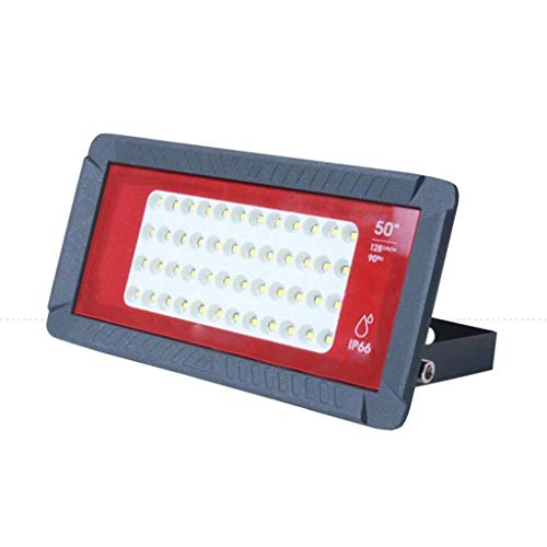 Outdoor Garden LED Flood Light, Super Bright Spotlight IP66 Waterproof Security Lights for Workshop Garage Square Stadium (Color : Warm White)