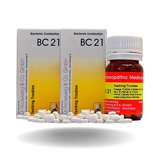 HOMEOLAV Bc 21 Teething Tablets Homeopathic || Pack Of 2