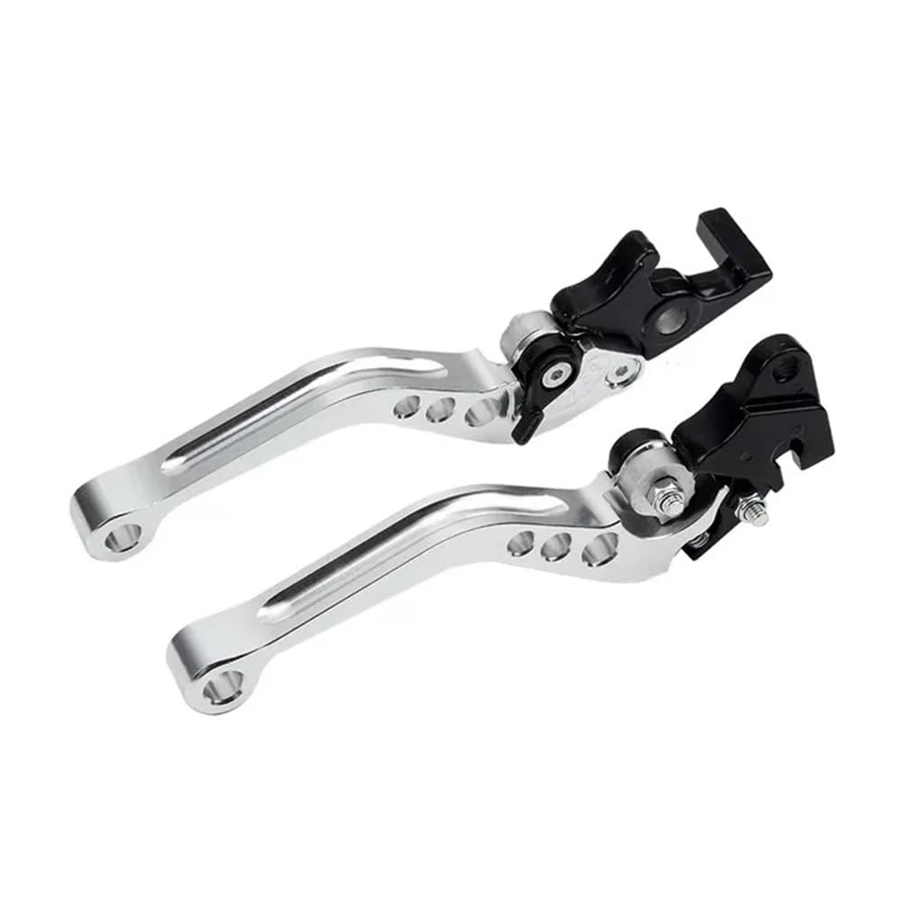 BEQLXTA Brake Clutch Adjustable Lever​ CNC Alloy Motorcycle Brake Handle Universal for Motorbike Modification CNC Motorcycle Clutch Drum Brake Lever Handle