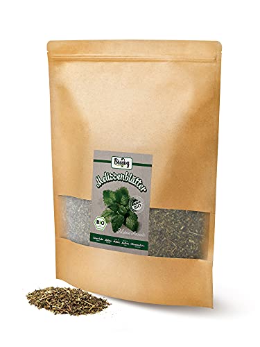 Biojoy Hojas de Melisa Ecológica (500 g), secadas y cortadas, Té de Melisa (Melissa officinalis) - Imagen 3