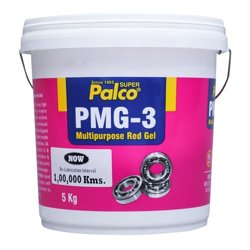 Image of PALCO PMG-3 Red Grease 5 Kg, NLGI-3, Multipurpose Lithium Grease