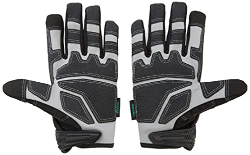 Amazon Brand - Denali Touch Screen Mechanics Work Gloves, Impact Protected, Non-Slip, Large #TOP1