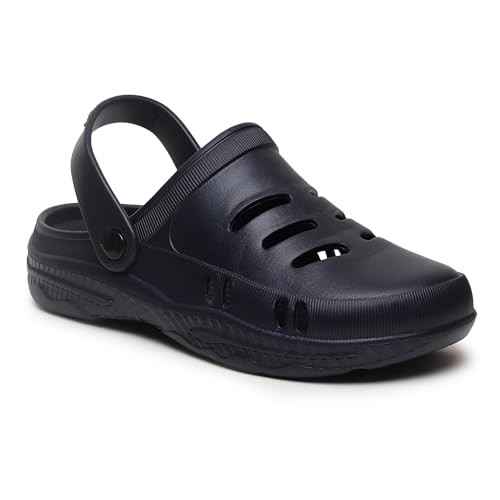 Image of Extra Soft Men's Sports Clogs | Lightweight, Waterproof & Anti-Skid Sandals with Adjustable Back Strap