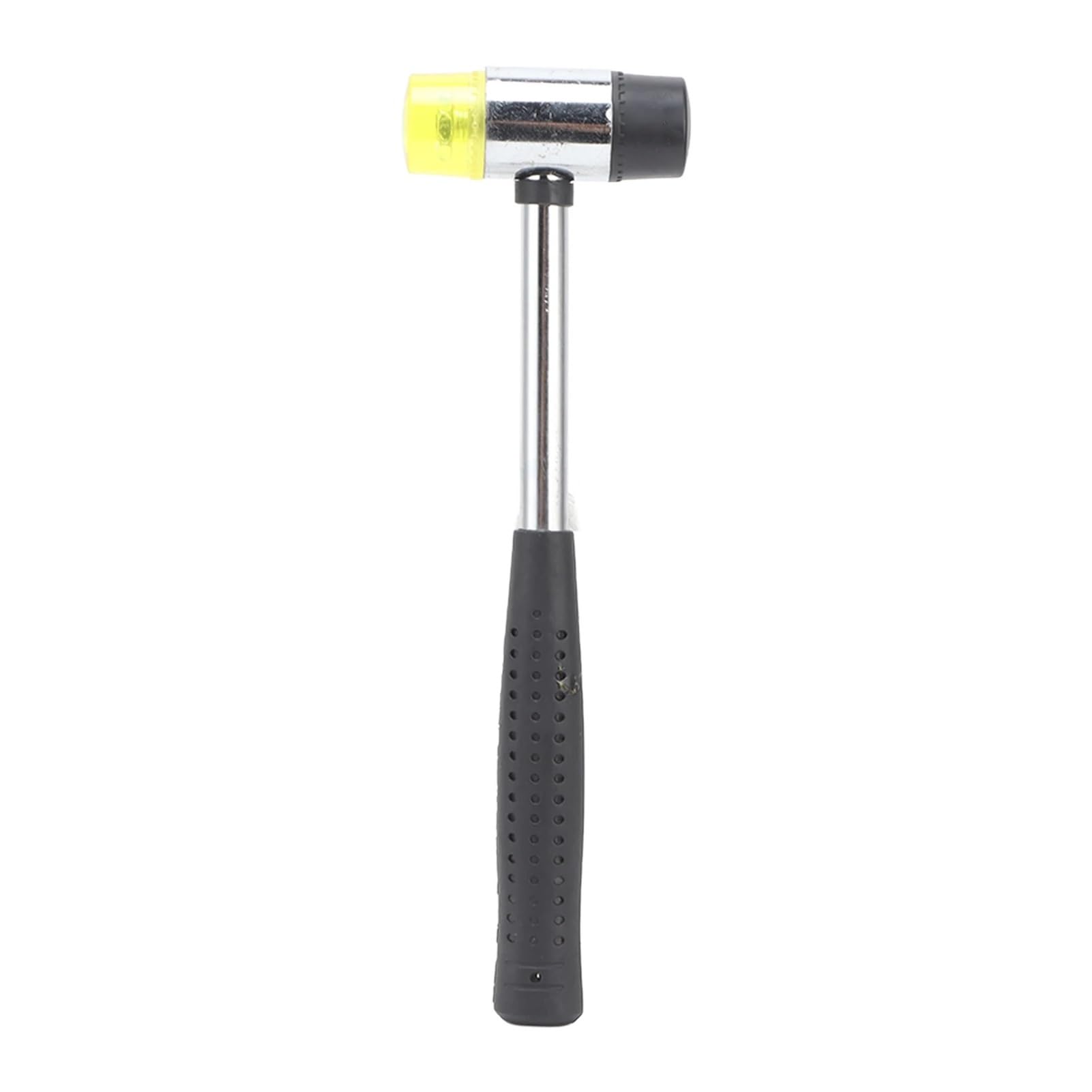 Martillo de goma de instalación | Herramienta manual con mango de tubo de acero, mazo de doble cara(40mm)
